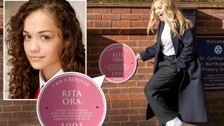 Londër: Rita Orës i vendoset pllakë në shenjë mirënjohjeje në shkollën e saj