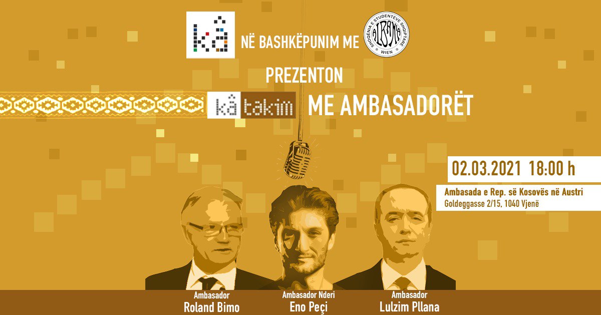 Organizatat “K” dhe “Societas Albania” organizojnë takim me ambasadorët shqiptarë në Vjenë