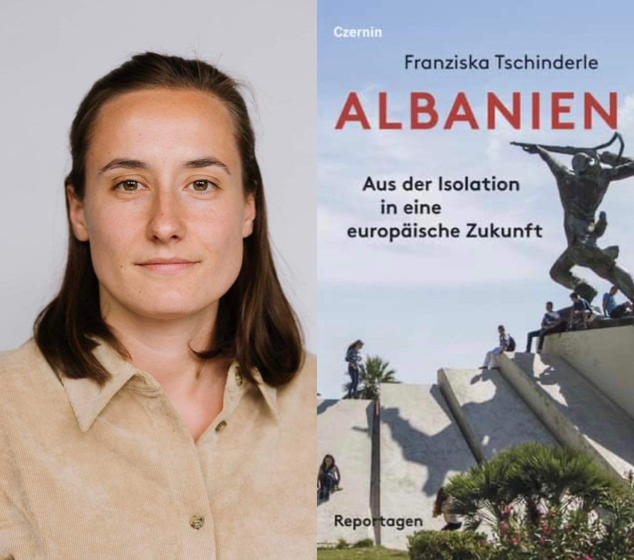 Doli nga shtypi libri „Albanien, aus der Islolation in eine europäische Zukunft“, i autores austriake, Franziska Tschinderle