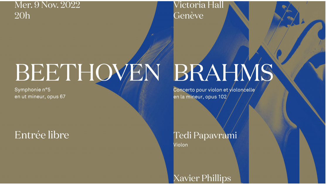 Tedi Papavrami, në koncertin “Brahms-Bethoven” në Gjenevë