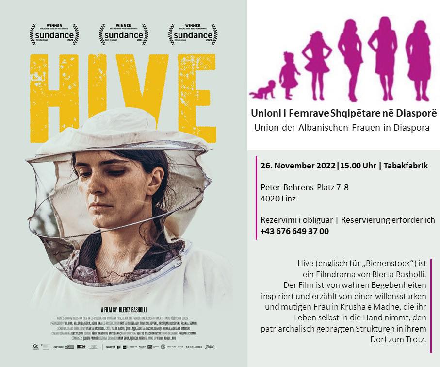 Filmi “Hive”, me 26 nëntor shfaqet në Linz