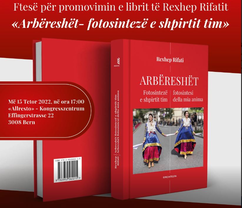 Promovohet libri i Rexhep Rifatit “Arbëreshët- fotosintezë e shpirtit tim”