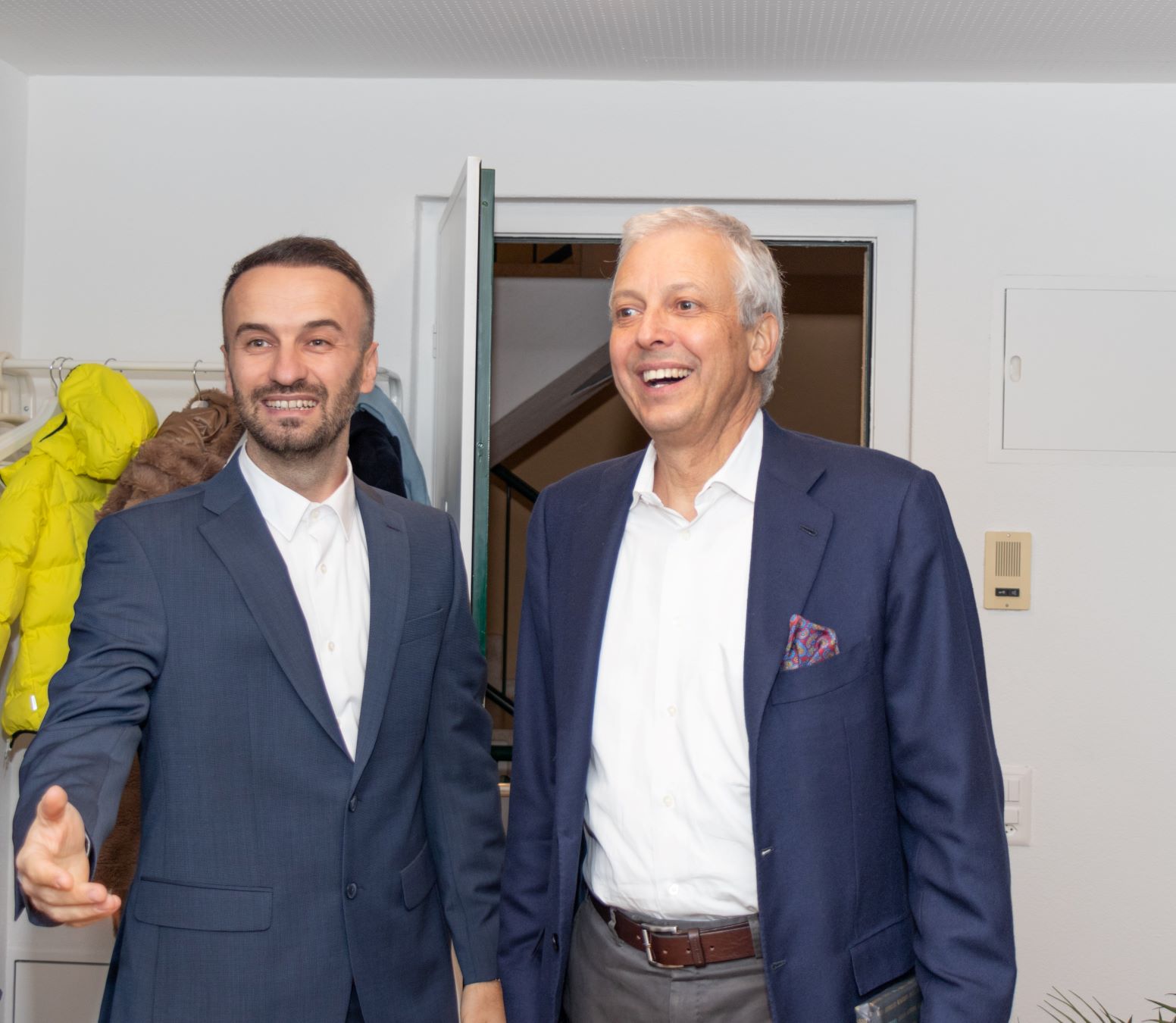 Dr.Qendrim Zahiri me prof.dr. Christoph Meier - Drejtor i Klinikes për sëmundje Interne në Spitalin Universitar të Cyrihut
