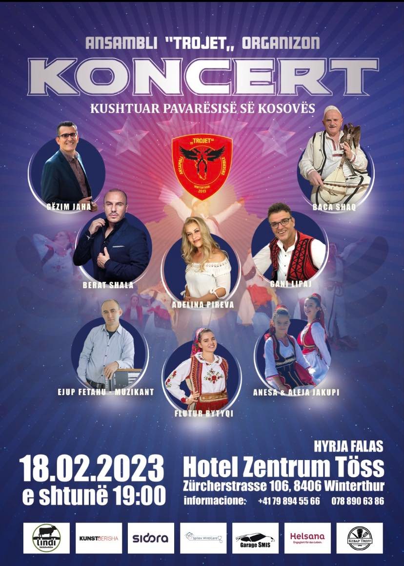 Ansambli i Këngëve dhe Valleve “Trojet” nga Winterthuri
