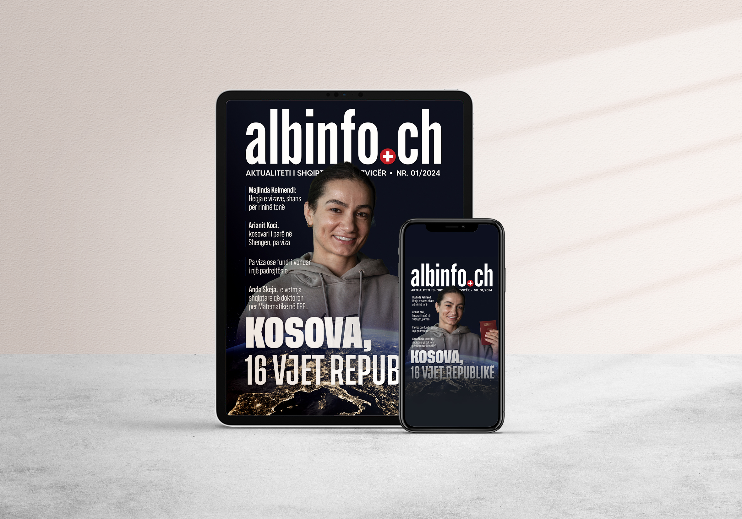Numri më i ri albinfo.ch i kushtohet 17 Shkurtit dhe liberalizimit të vizave