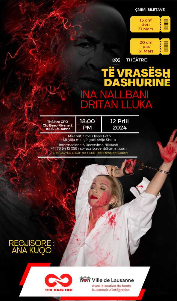 Lozanë: Shfaqja “Të vrasësh dashurinë”, një mesazh kundër dhunës në familje