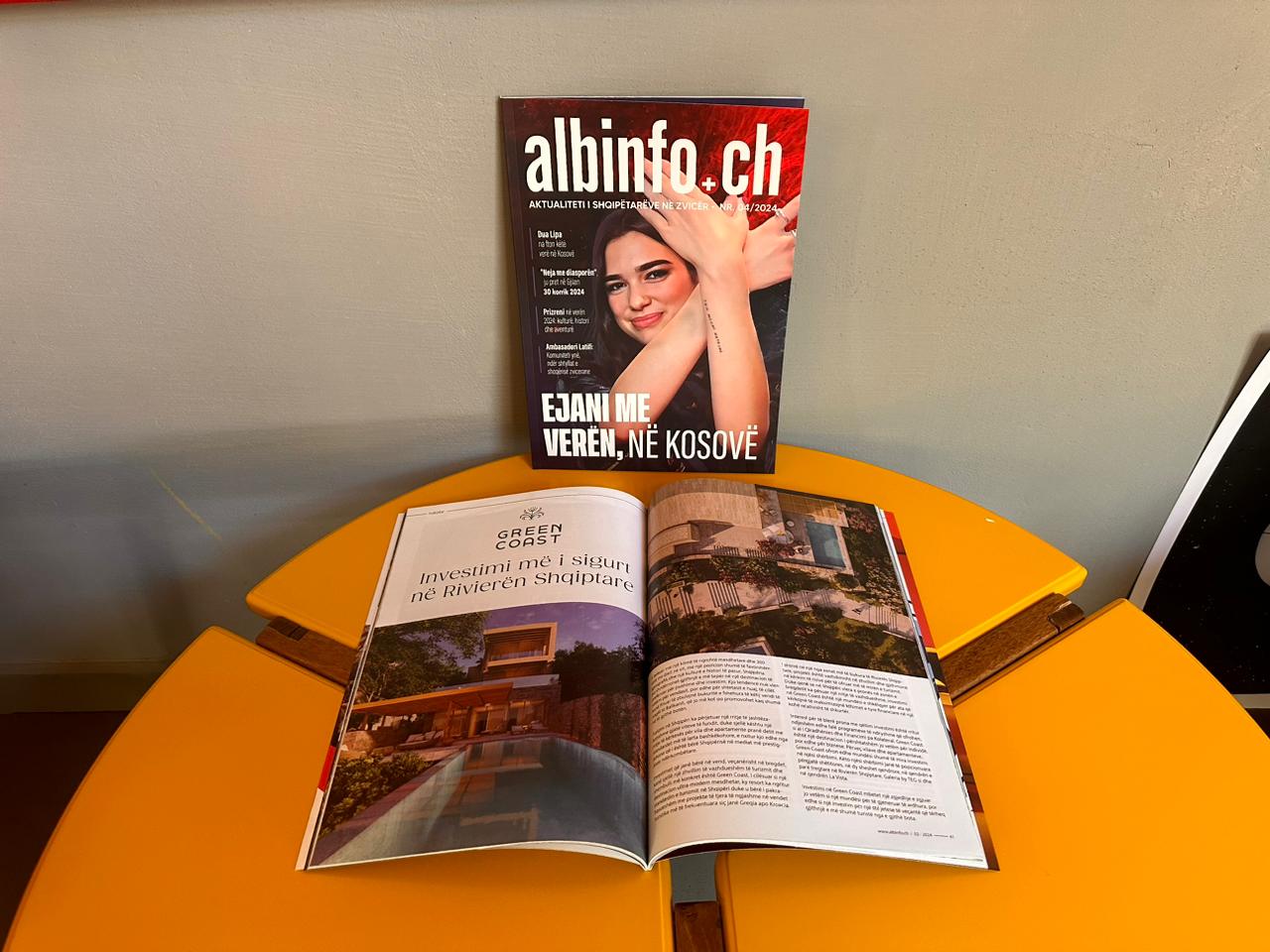 Numri më i ri i revistës albinfo.ch ju fton: “Ejani me verën, në Kosovë”