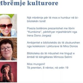 Mbrëmje kulturore në Bibliotekën “Pestalozzi” të Cyrihut