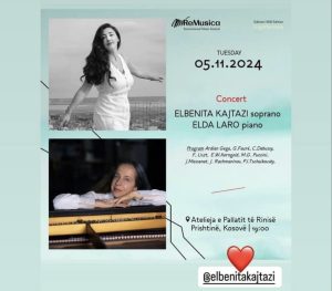 Sopranoja Elbenita Kajtazi do të mbajë koncert në Prishtinë