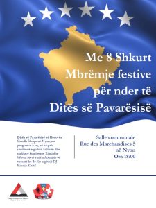 Nyon: Mbrëmje festive për nder të Pavarësisë së Kosovës
