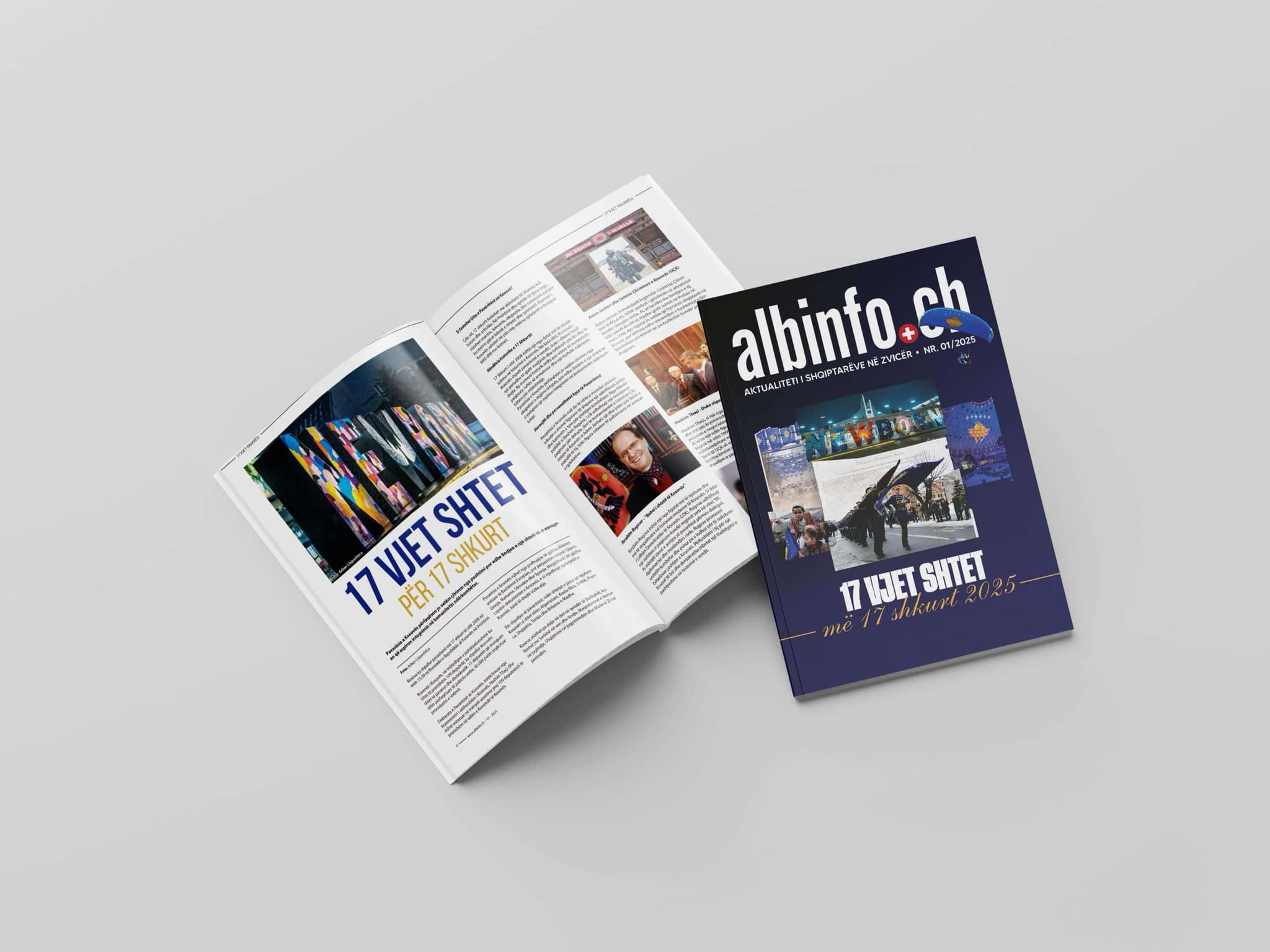 17 vjetori i 17 Shkurtit, temë bosht e numrit të ri të revistës albinfo.ch