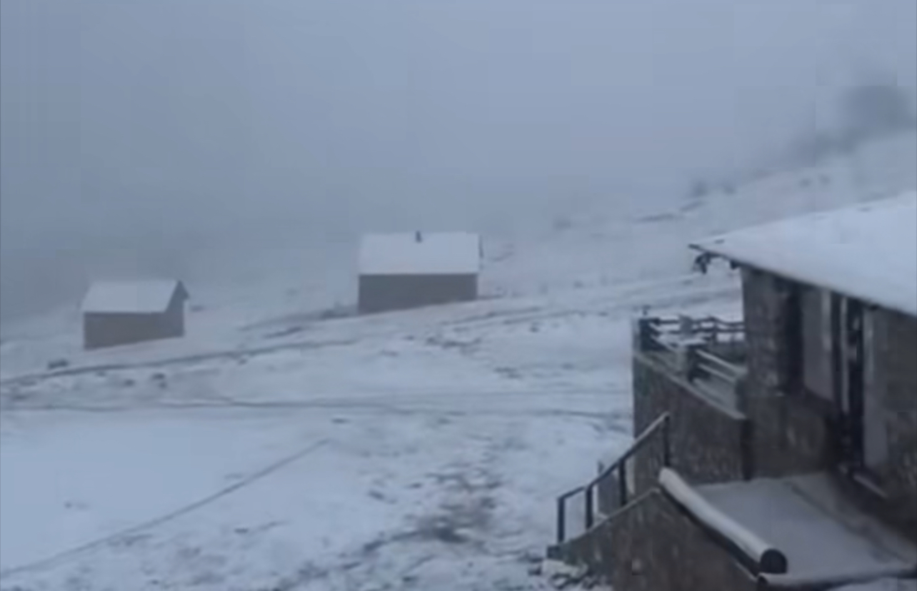 Bora mbulon disa fshatra të Kosovës në mes të pranverës