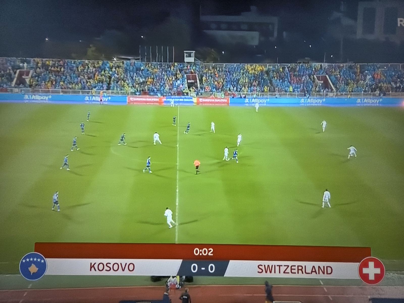 Pjesa e parë Kosovë Zvicër përfundon pa gola  atmosferë e nxehtë në  Fadil Vokrri 