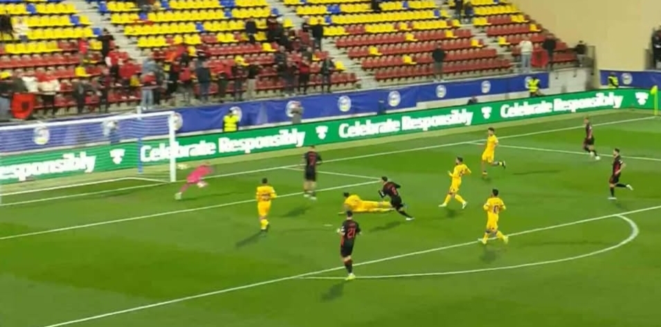 Shqipëria në epërsi ndaj Andorrës  Asllani shënon në minutën e 67 të ndeshjes