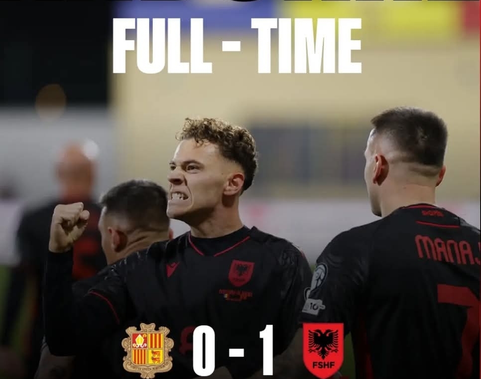 Shqipëria fiton ndaj Andorrës 1 0 dhe siguron play off in historik për Botërorin 2026