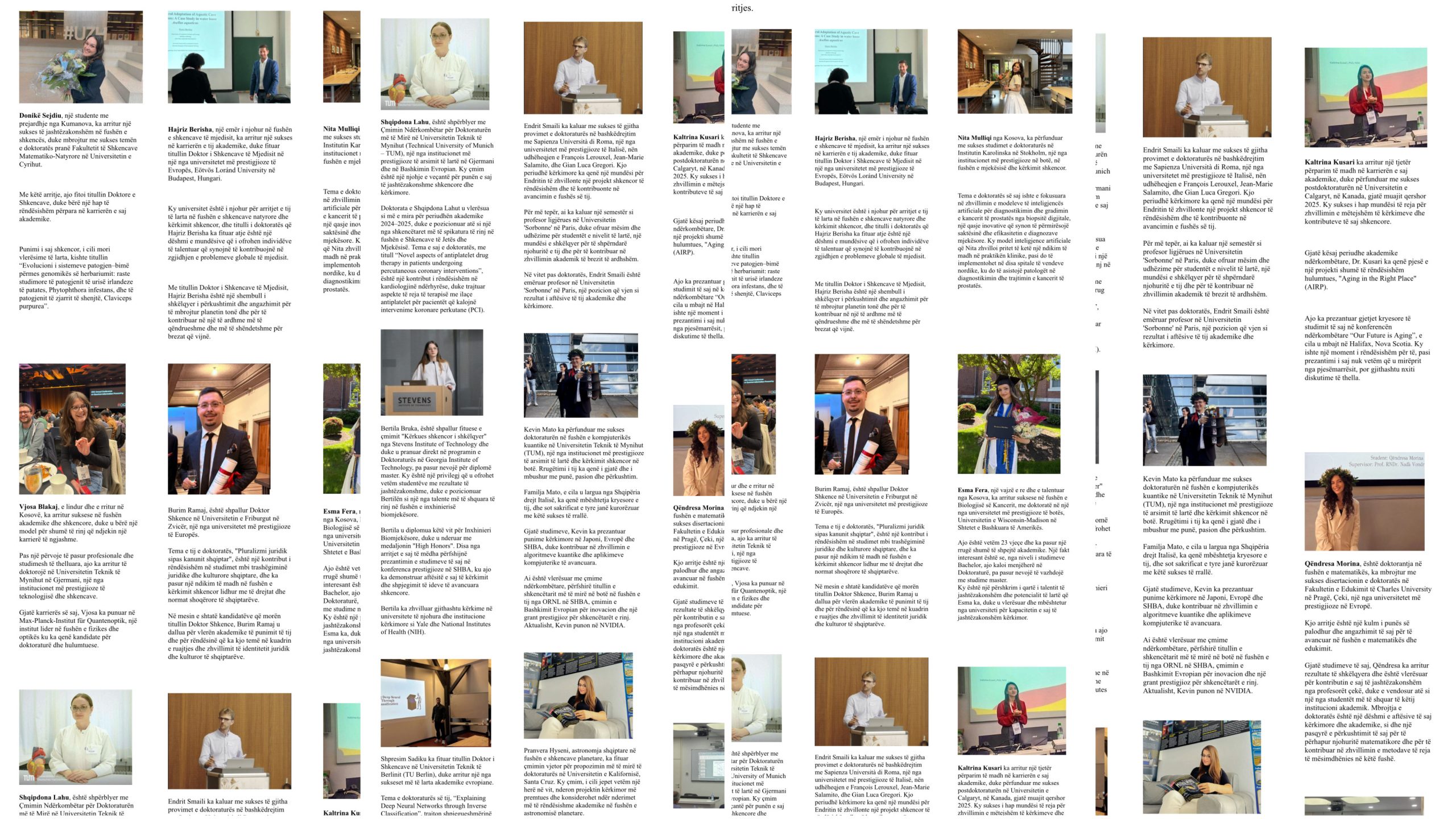 Doktorantët e Diasporës 2025  një vit i arritjeve shkencore