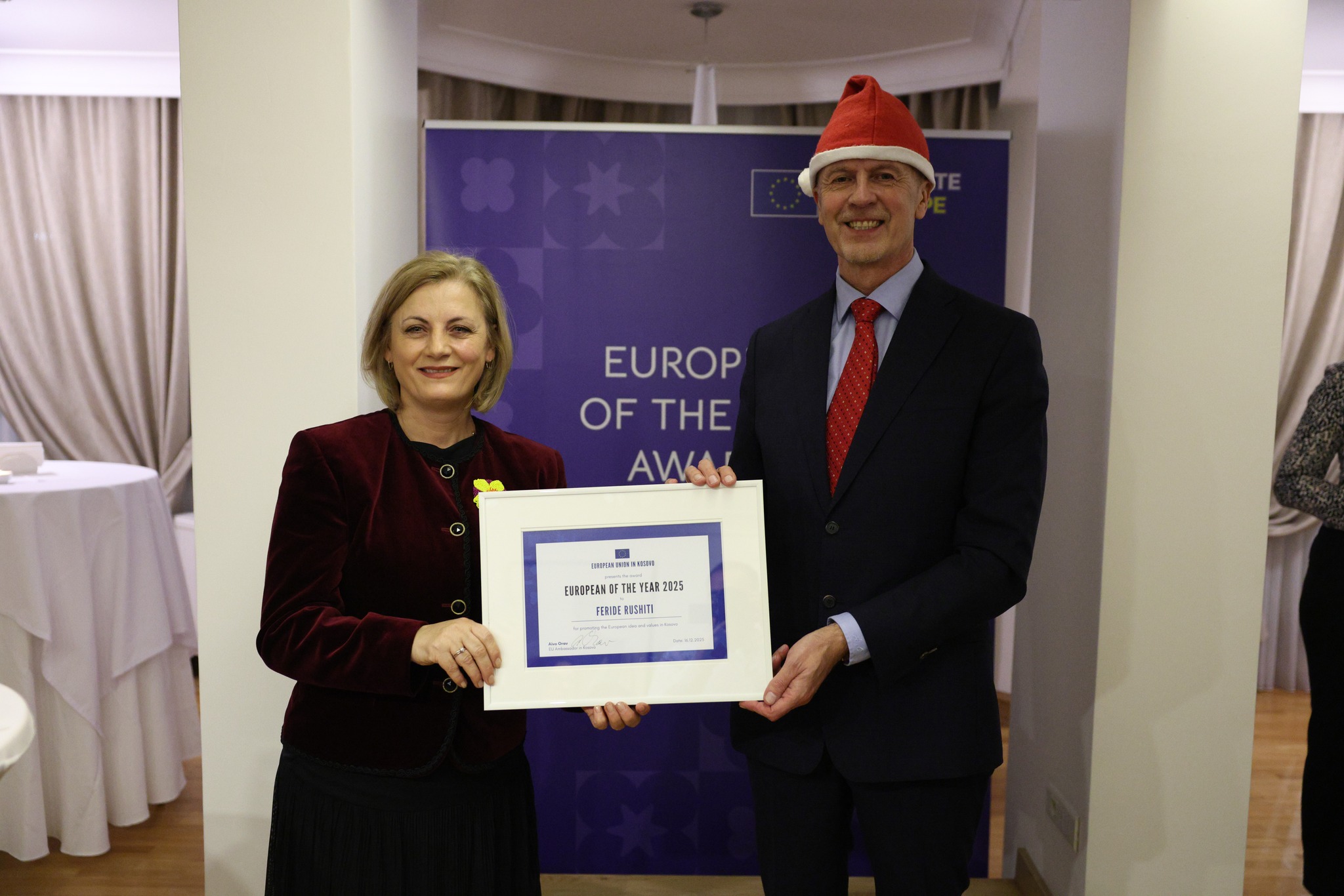 Feride Rushiti vlerësohet me Çmimin  European of the Year 2025 