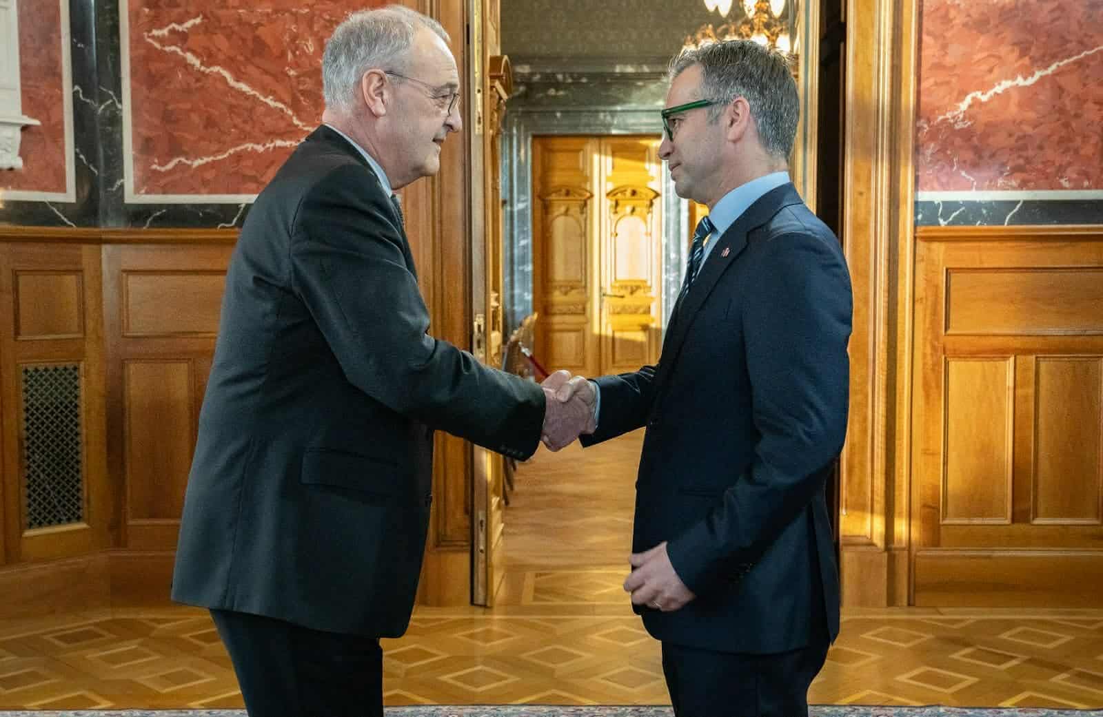 Ambasadori Latifi në pritjen tradicionale të Vitit të Ri për trupin diplomatik në Bernë