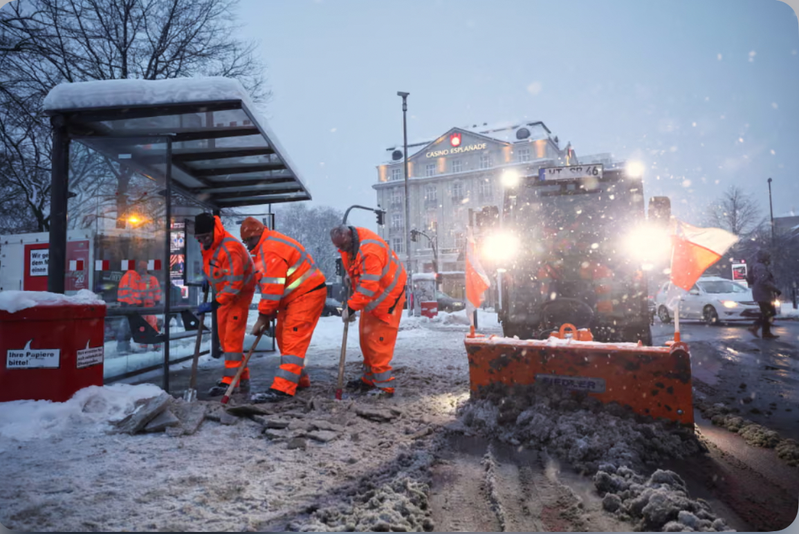 Gjermania përgatitet për reshje të dendura bore dhe stuhi  Elli 