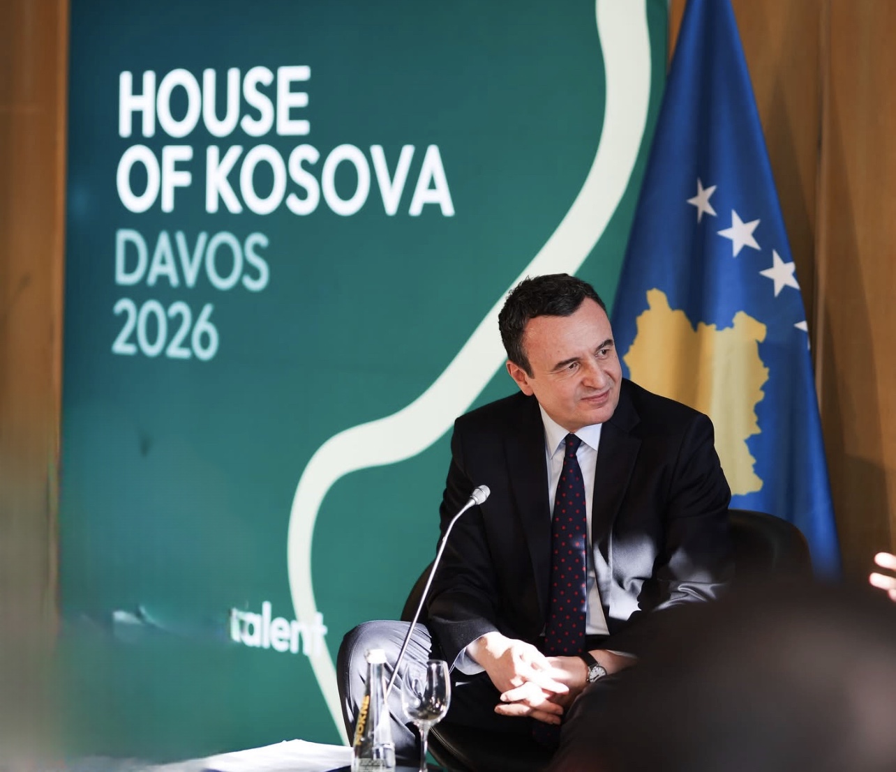 Kurti nga Davosi   Shtëpia e Kosovës   platformë për promovimin e investimeve dhe kulturës