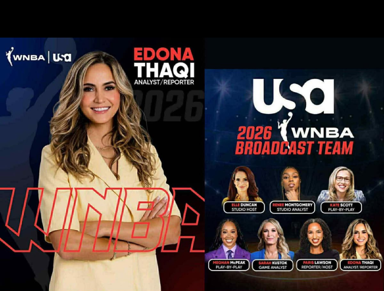 Edona Thaçi  shqiptarja e parë komentatore në WNBA