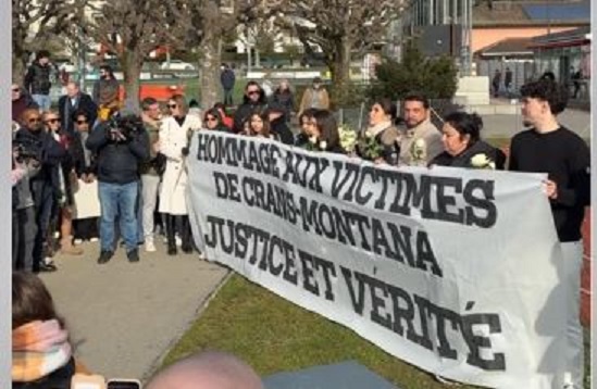 Marshim i qetë në Lutry për viktimat e zjarrit në Crans Montana