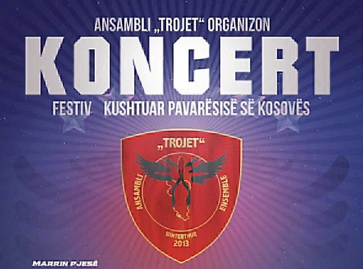  Trojet   koncert në Winterthur për Ditën e Pavarësisë së Kosovës