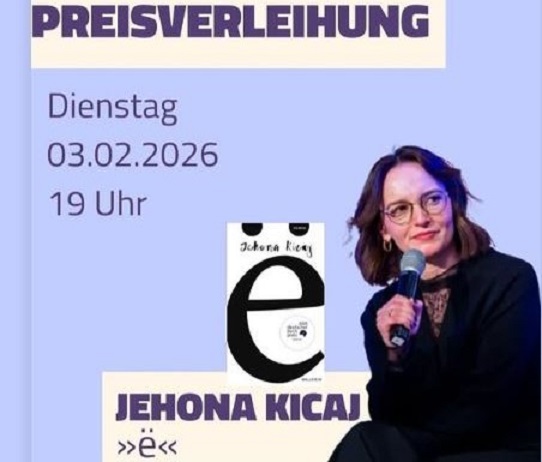 Jehona Kicaj fiton Çmimin letrar të Shtëpisë Buddenbrook 2024 2025