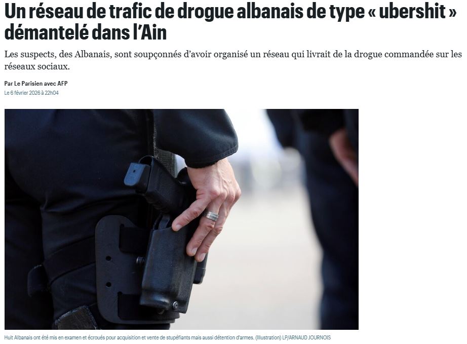 Krimi i organizuar në Francë dhe imazhi i shqiptarëve  një perspektivë mediatike