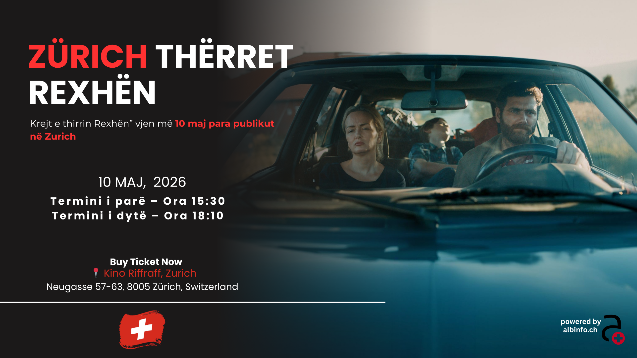  Të gjithë e thërrasin Rexhon  vjen në Cyrih pas një rrugëtimi të suksesshëm nëpër Evropë