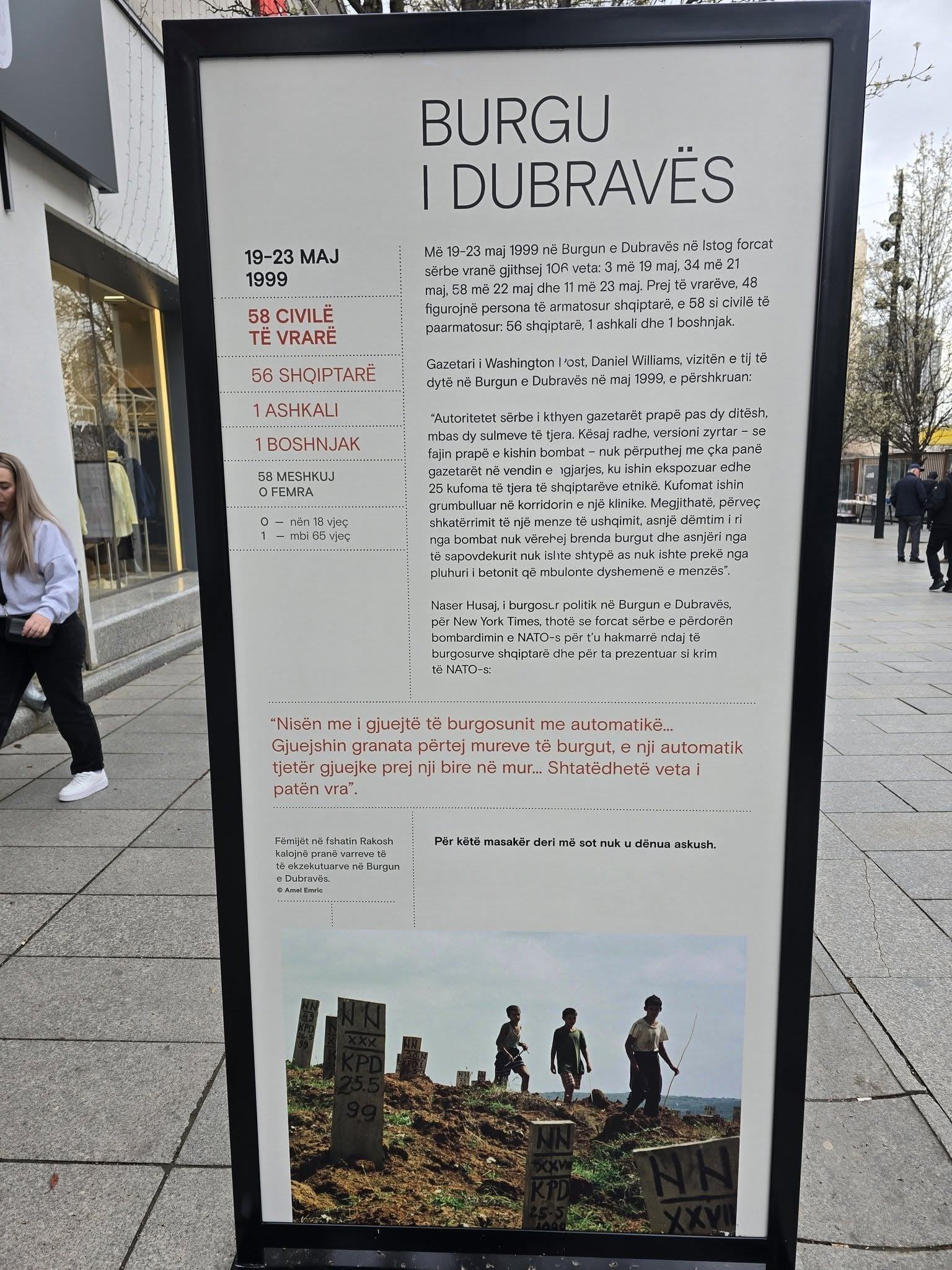 Fondi Humanitar i reagon Shkelzen Gashit  Në Burgun e Dubravës nuk janë vrarë persona të armatosur