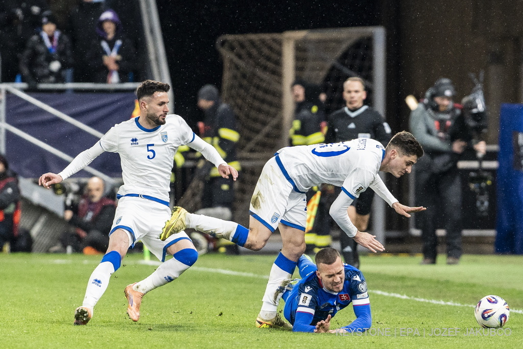 Kosova rikthen barazimin ndaj Sllovakisë  shënon në minutat e para të pjesës së dytë