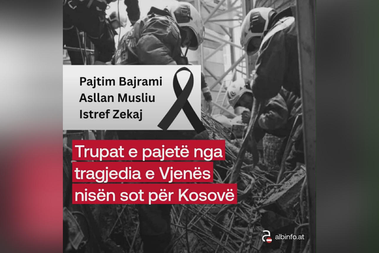 Trupat e pajetë nga tragjedia e Vjenës nisën sot për Kosovë