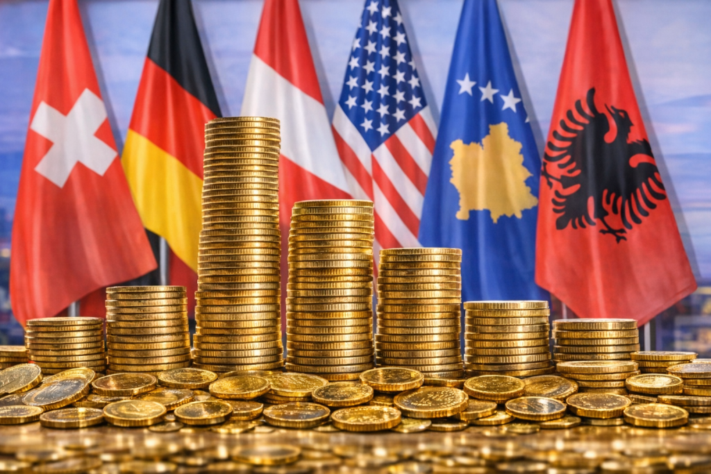 Top 5 shtetet investuese në Kosovë  Kush solli më shumë kapital në vitin 2025 