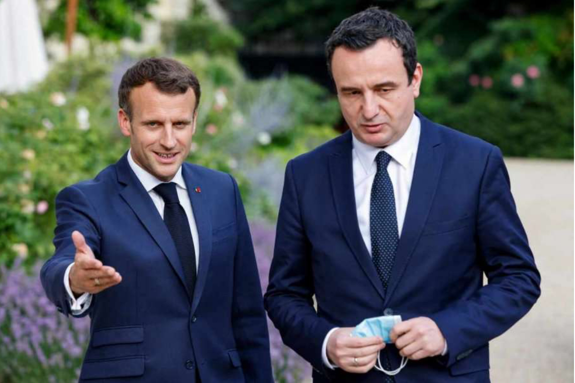 Kurti me presidentin francez në Paris  kërkon mbështetje për integrimin evropian të Kosovës