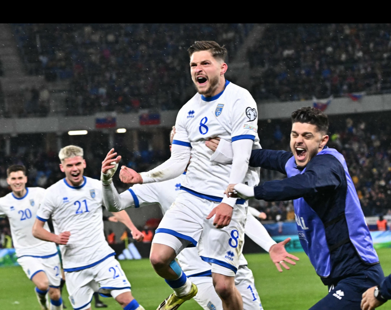 UEFA zgjedh golin e Kosovës si fotografinë e javës