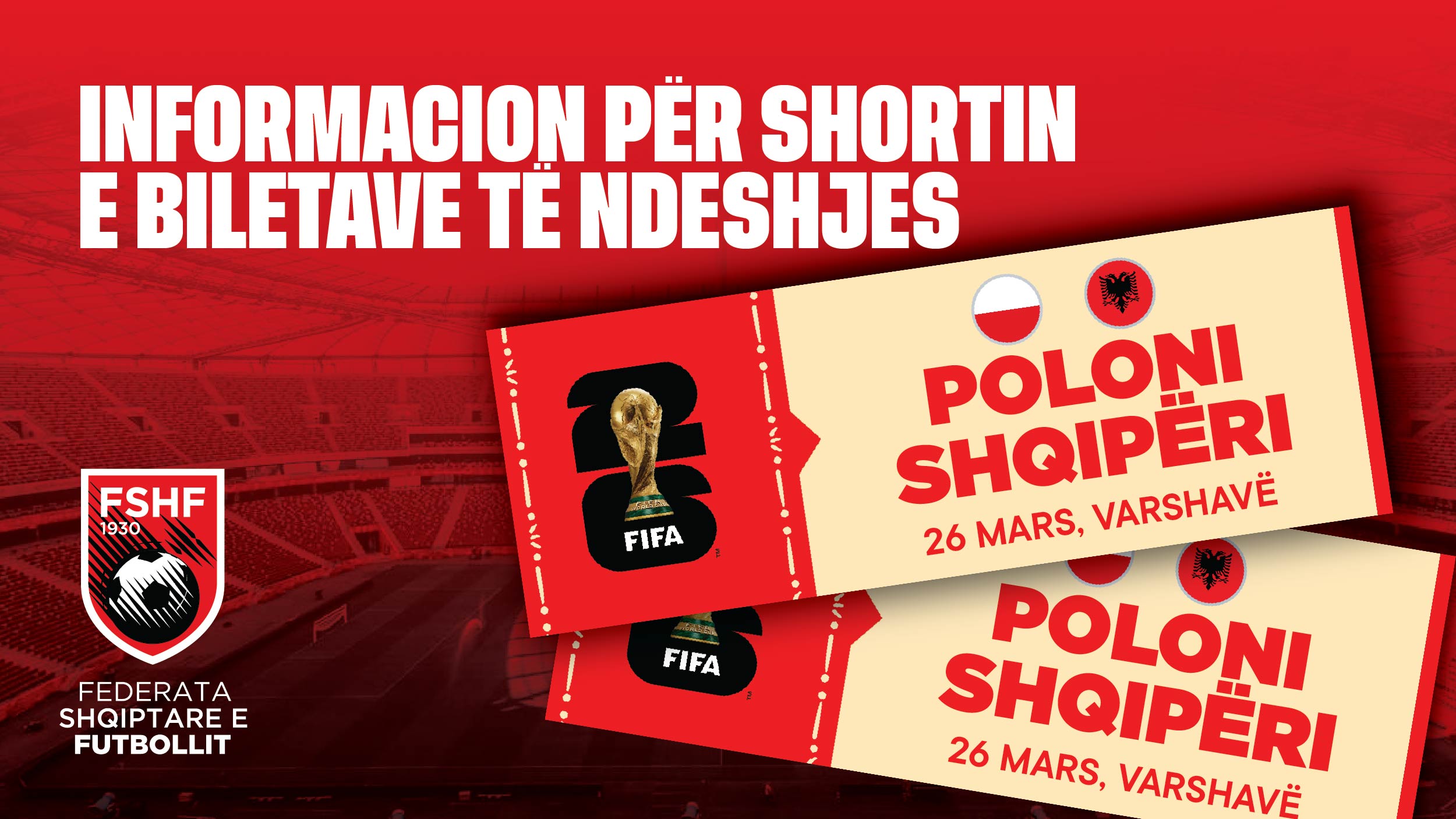 Poloni Shqipëri  FSHF me njoftim për tifozët kuqezi