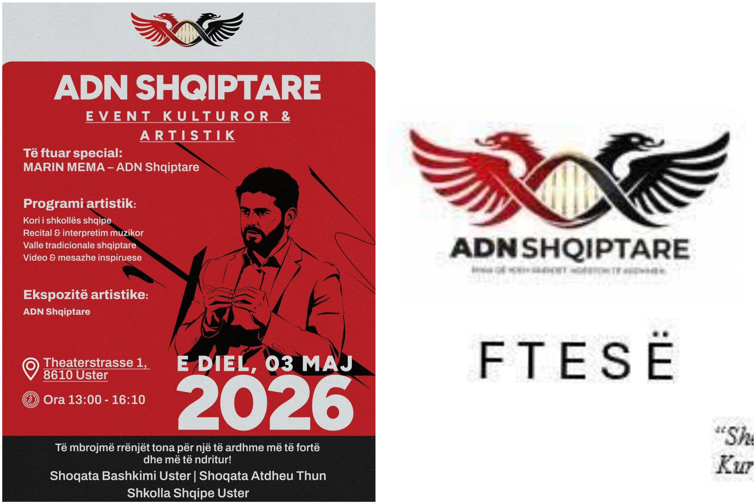 Diaspora shqiptare në Zvicër organizon eventin  ADN Shqiptare  në Uster