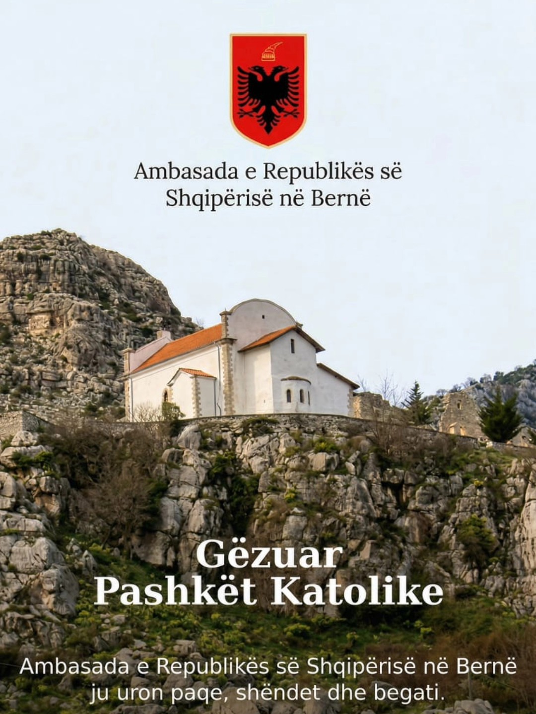 Ambasada e Shqipërisë në Bernë uron Pashkët