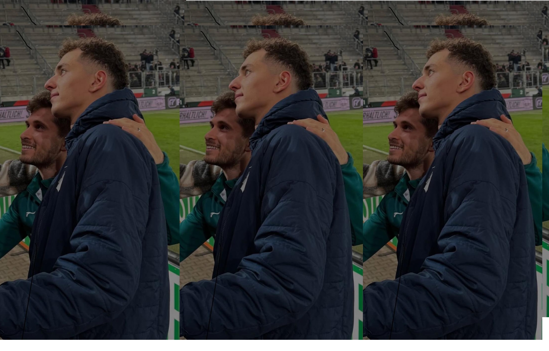 Elvis Rexhbeçaj dhe Fisnik Asllani bashkë pas ndeshjes në Bundesligë