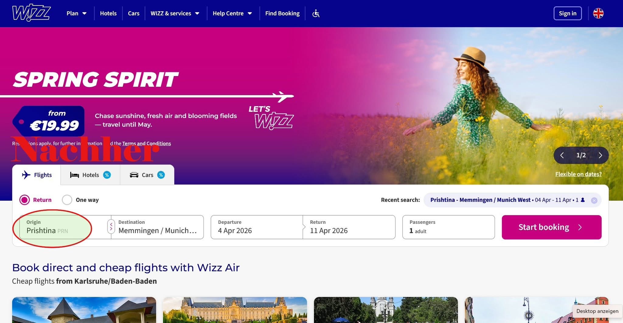 Wizz Air korrigjon emërtimin e Prishtinës  pas reagimit qytetar dhe ndërhyrjes diplomatike