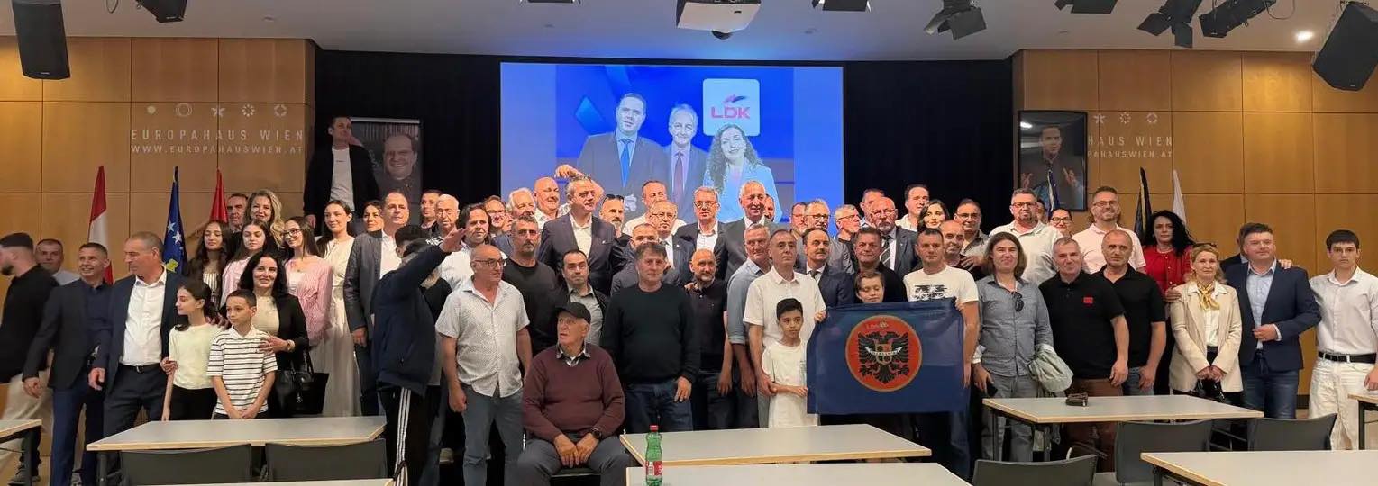 LDK me tubim në Vjenë të Austrisë  marrin mbështetje nga bashkatdhetarët
