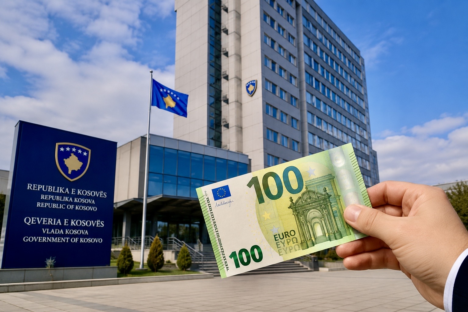 Qeveria e Kosovës ndan nga 100 euro për pensionistë  fëmijë  studentë dhe sektorin privat