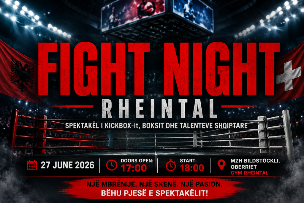 Rheintal në Zvicër  Mbrëmje e Kickbox it dhe Boksit me yjet shqiptare