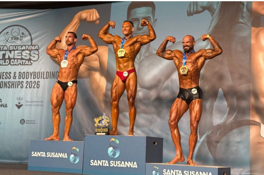 Shqipëria shkëlqen në evropianin e fitnessit dhe bodybuilding  1 medalje ari dhe 1 argjendi