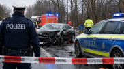 Aksident, policia gjermane.