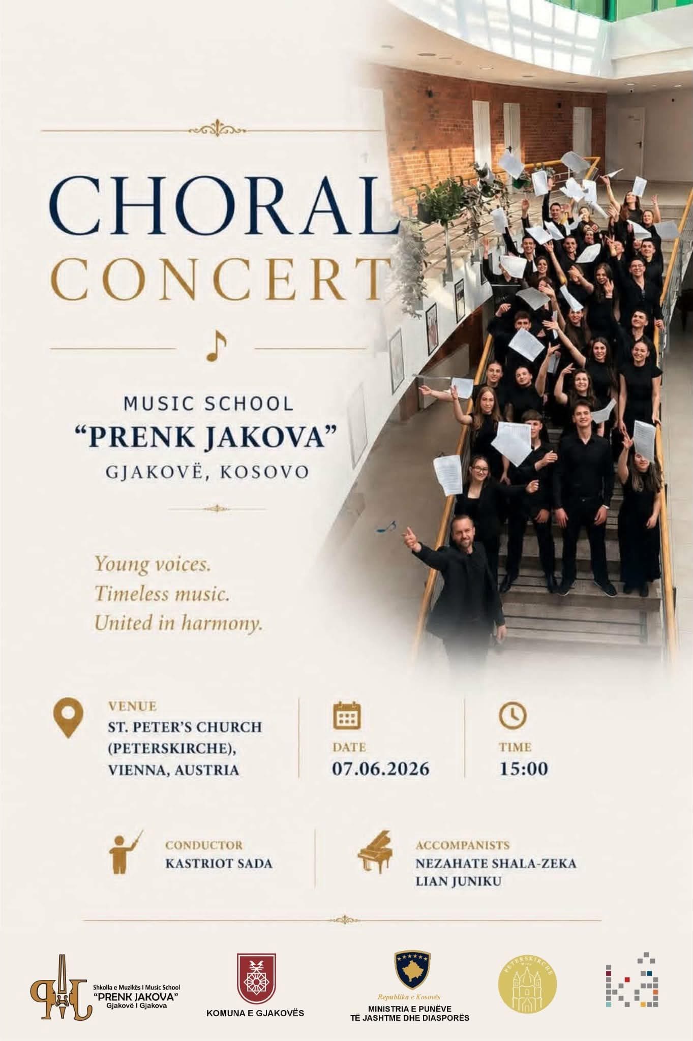 Kori i  Prenk Jakova  nga Gjakova me performancë në Vjenë