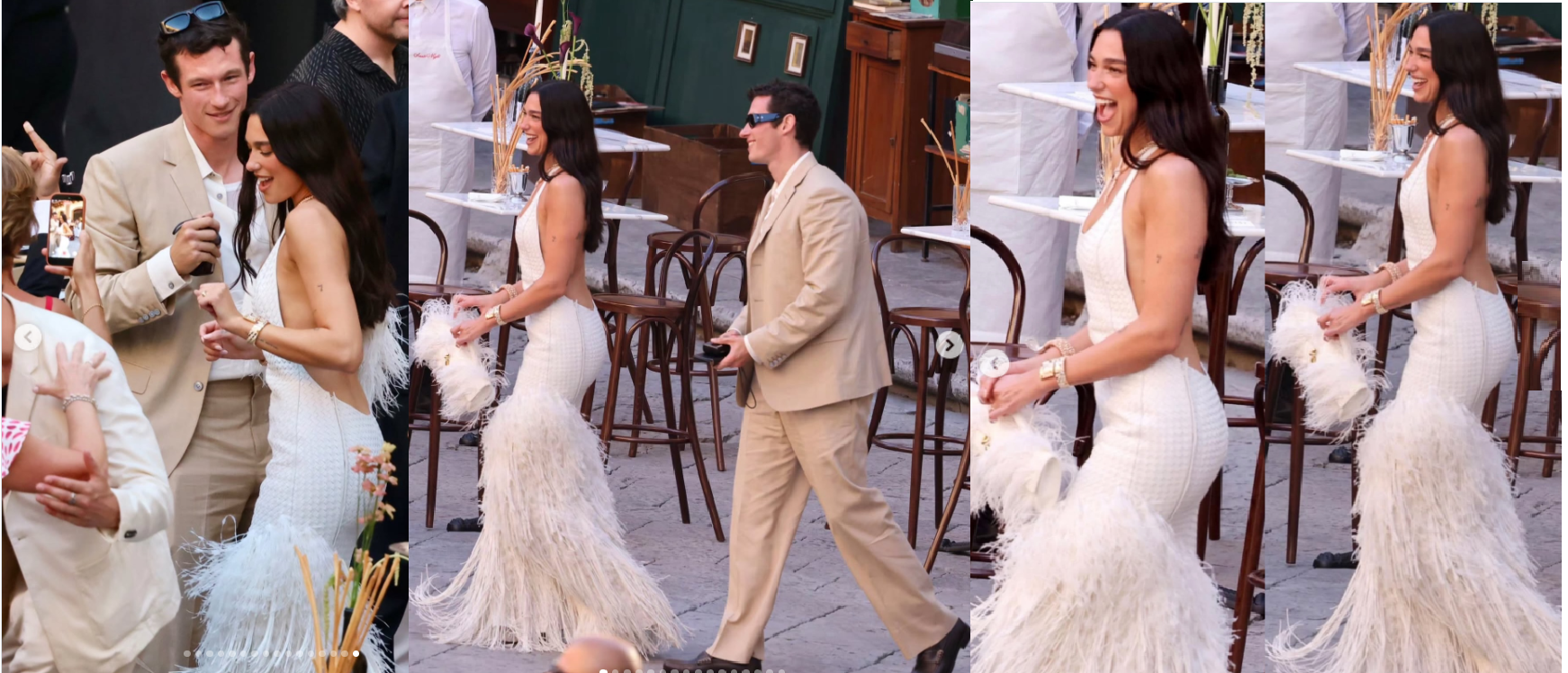 Dasma e Dua Lipa dhe Callum Turner në Palermo: Festë luksoze që nxori 268 milionë euro
