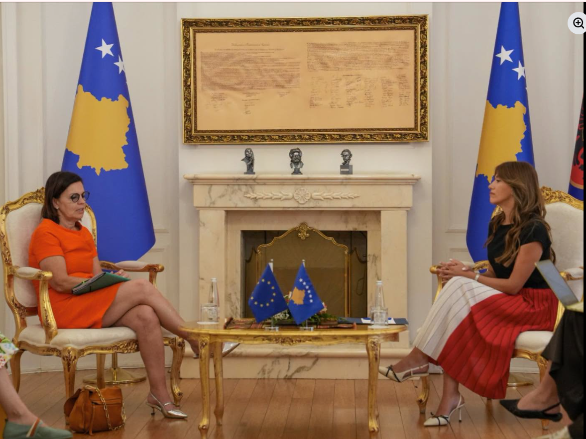 Haxhiu nga BE ja kërkon statusin e vendit kandidat për Kosovën