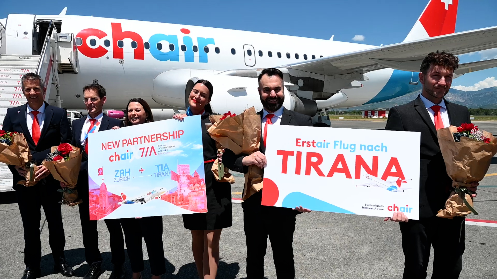 Chair Airlines nis linjën ajrore direkte Cyrih-Tiranë, një lidhje e re mes Zvicrës dhe Shqipërisë

